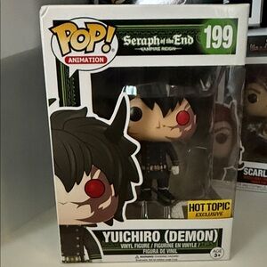 Funko Pop Yuichiro Demon Vinyl Figure - Black and Red